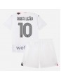 Otroški Nogometna dresi replika AC Milan Rafael Leao #10 Gostujoči 2023-24 Kratek rokav (+ hlače)